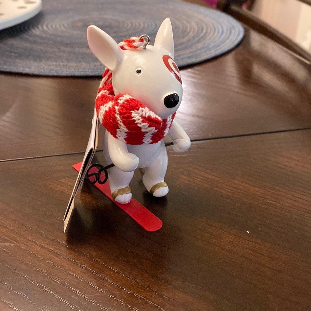 Target Bullseye Wondershop 2021 Skiing Christmas Ornament